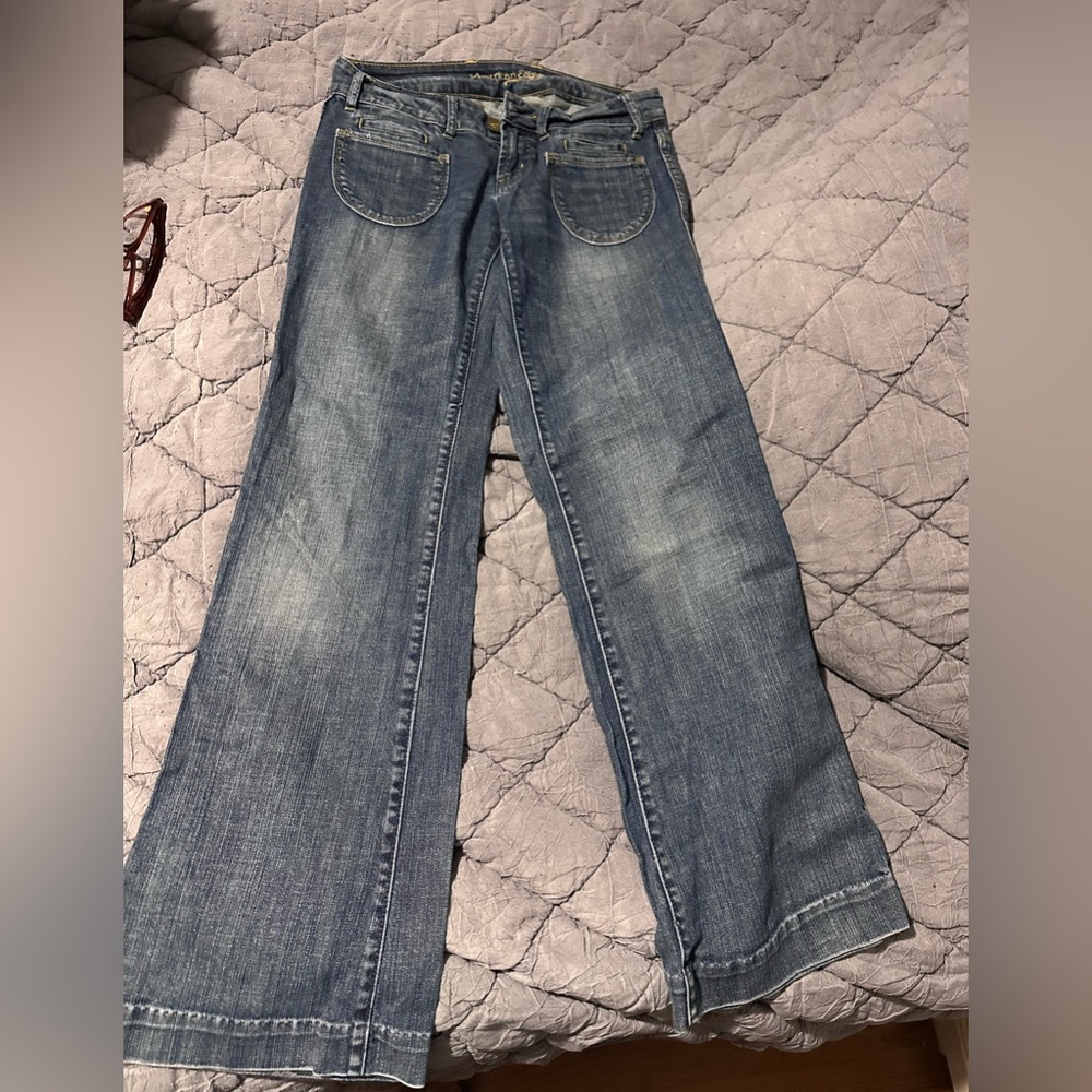 Ae flare trouser jean